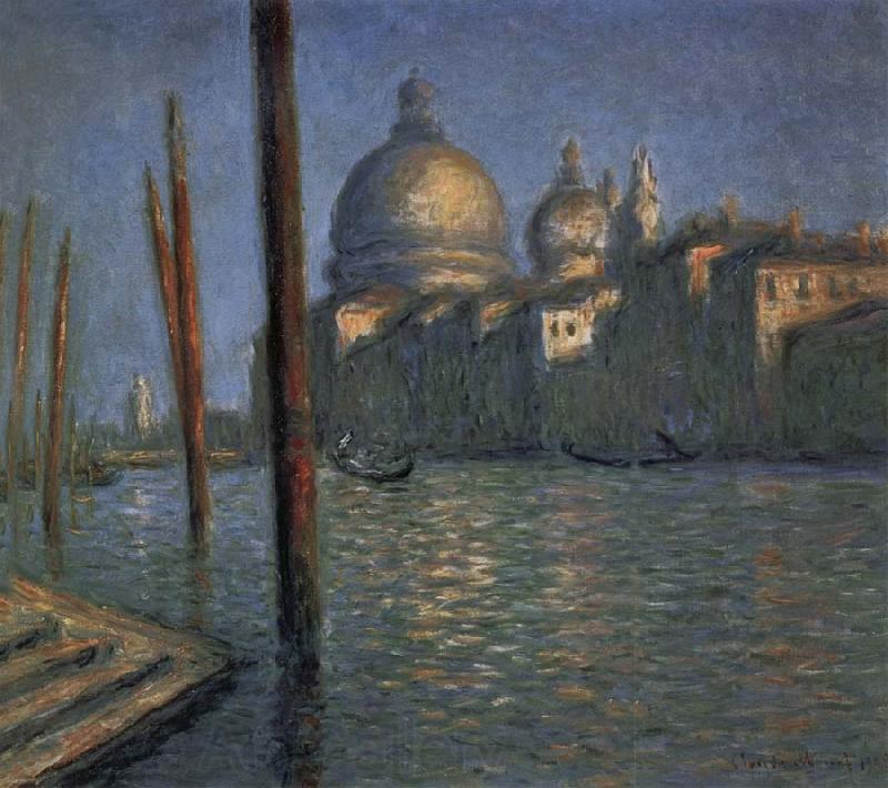 Claude Monet Le Grand Canal Norge oil painting art